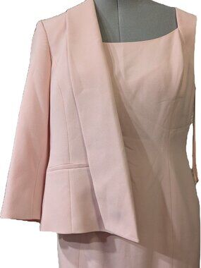 KASPER Pink suit jacket and dress💞 sleeveless. 2 piece.